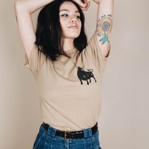 The Bee and The Fox Bull Shirt